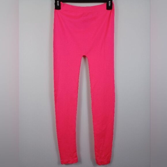 ‼️final must bundle‼️ IA Icon Apparel Hot Pink Neon Nylon Tights - Picture 4 of 11